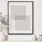 Designart - Minimal Geometric Lines And Squares II - Modern Canvas Wall Art Print in Black Frame